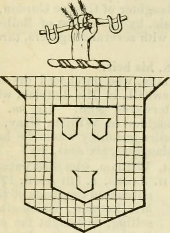 An illustration from A genealogical and heraldic history of the commoners of Great Britain and Ireland, enjoying territorial possessions or high official rank; but univested with heritable honours, 1838, leaf 547