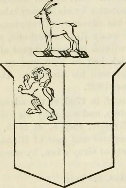 An illustration from A genealogical and heraldic history of the commoners of Great Britain and Ireland, enjoying territorial possessions or high official rank; but univested with heritable honours, 1838, leaf 56