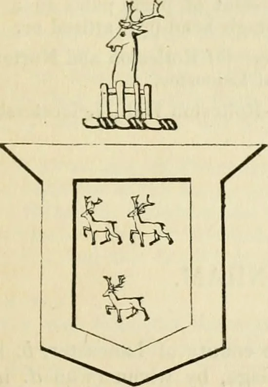 An illustration from A genealogical and heraldic history of the commoners of Great Britain and Ireland, enjoying territorial possessions or high official rank; but univested with heritable honours, 1838, leaf 561