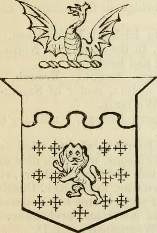 An illustration from A genealogical and heraldic history of the commoners of Great Britain and Ireland, enjoying territorial possessions or high official rank; but univested with heritable honours, 1838, leaf 568