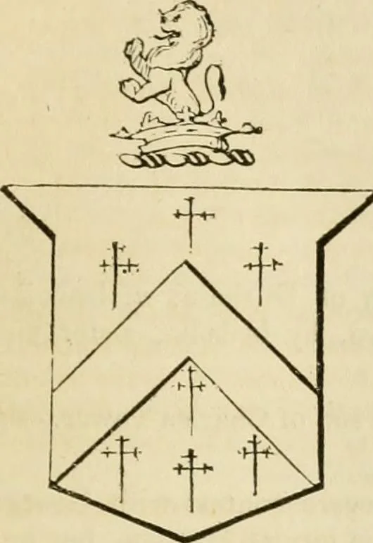 An illustration from A genealogical and heraldic history of the commoners of Great Britain and Ireland, enjoying territorial possessions or high official rank; but univested with heritable honours, 1838, leaf 585