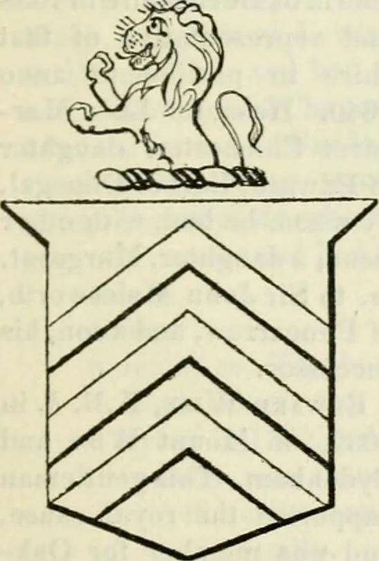 An illustration from A genealogical and heraldic history of the commoners of Great Britain and Ireland, enjoying territorial possessions or high official rank; but univested with heritable honours, 1838, leaf 61