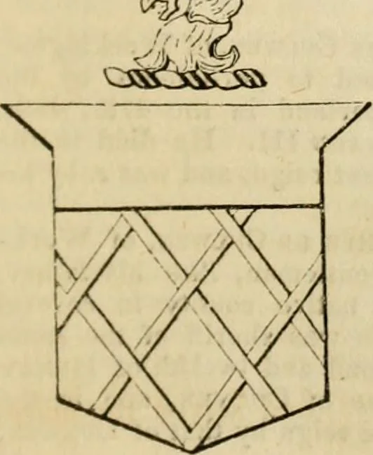 An illustration from A genealogical and heraldic history of the commoners of Great Britain and Ireland, enjoying territorial possessions or high official rank; but univested with heritable honours, 1838, leaf 617