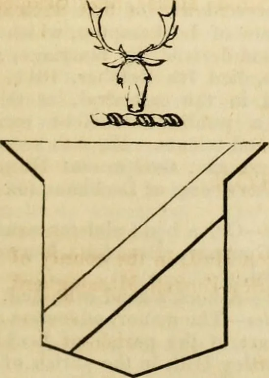 An illustration from A genealogical and heraldic history of the commoners of Great Britain and Ireland, enjoying territorial possessions or high official rank; but univested with heritable honours, 1838, leaf 643
