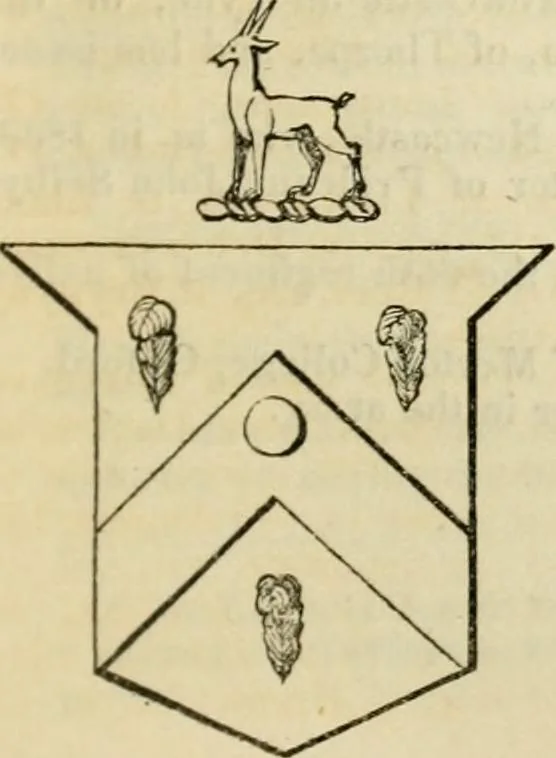 An illustration from A genealogical and heraldic history of the commoners of Great Britain and Ireland, enjoying territorial possessions or high official rank; but univested with heritable honours, 1838, leaf 669