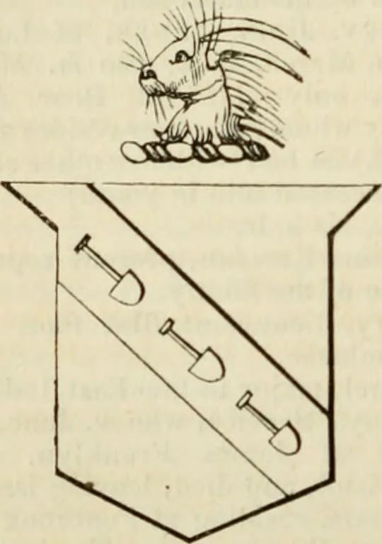 An illustration from A genealogical and heraldic history of the commoners of Great Britain and Ireland, enjoying territorial possessions or high official rank; but univested with heritable honours, 1838, leaf 680