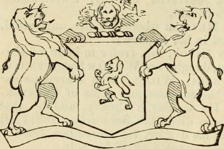 An illustration from A genealogical and heraldic history of the commoners of Great Britain and Ireland, enjoying territorial possessions or high official rank; but univested with heritable honours, 1838, leaf 682