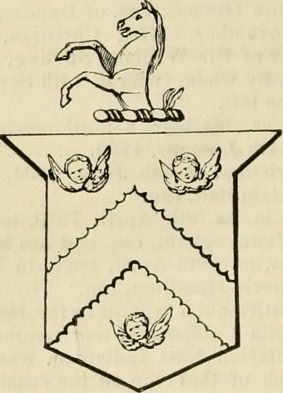 An illustration from A genealogical and heraldic history of the commoners of Great Britain and Ireland, enjoying territorial possessions or high official rank; but univested with heritable honours, 1838, leaf 686