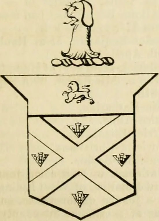 An illustration from A genealogical and heraldic history of the commoners of Great Britain and Ireland, enjoying territorial possessions or high official rank; but univested with heritable honours, 1838, leaf 707