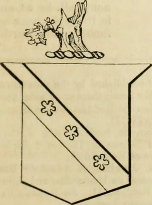 An illustration from A genealogical and heraldic history of the commoners of Great Britain and Ireland, enjoying territorial possessions or high official rank; but univested with heritable honours, 1838, leaf 715