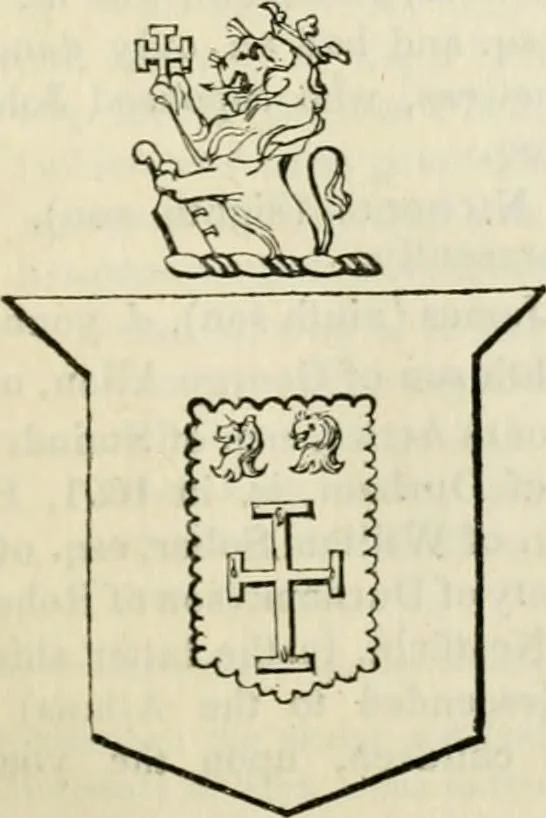 An illustration from A genealogical and heraldic history of the commoners of Great Britain and Ireland, enjoying territorial possessions or high official rank; but univested with heritable honours, 1838, leaf 81