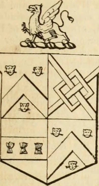 An illustration from A genealogical and heraldic history of the commoners of Great Britain and Ireland, enjoying territorial possessions or high official rank; but univested with heritable honours, 1838, leaf 118