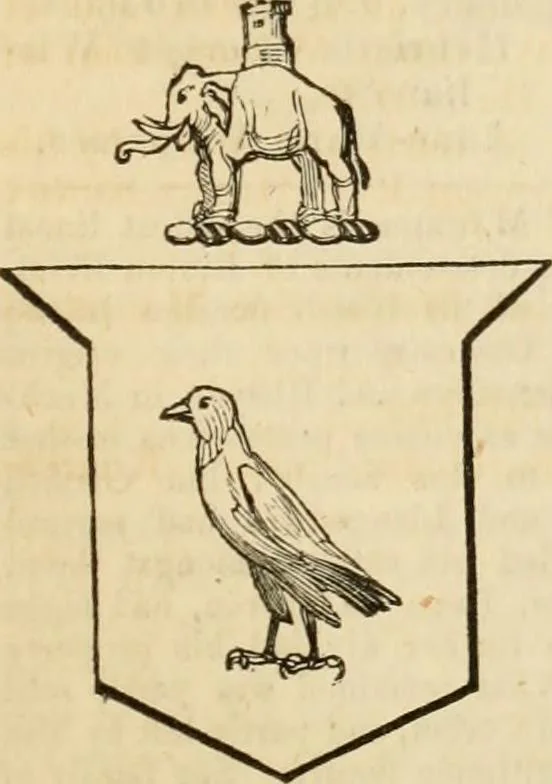 An illustration from A genealogical and heraldic history of the commoners of Great Britain and Ireland, enjoying territorial possessions or high official rank; but univested with heritable honours, 1838, leaf 128