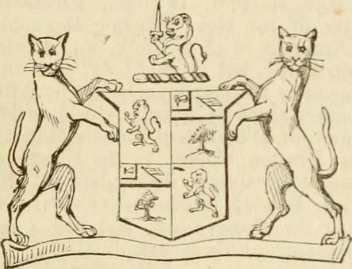 An illustration from A genealogical and heraldic history of the commoners of Great Britain and Ireland, enjoying territorial possessions or high official rank; but univested with heritable honours, 1838, leaf 135