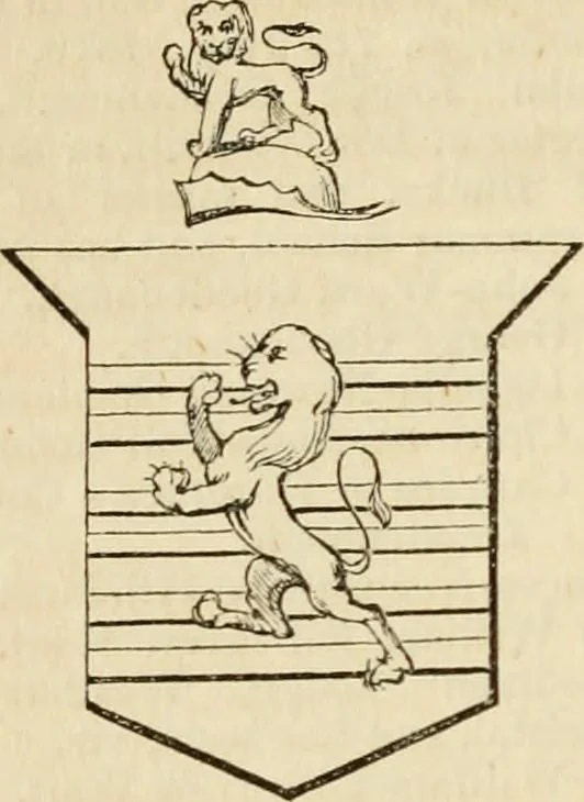 An illustration from A genealogical and heraldic history of the commoners of Great Britain and Ireland, enjoying territorial possessions or high official rank; but univested with heritable honours, 1838, leaf 151