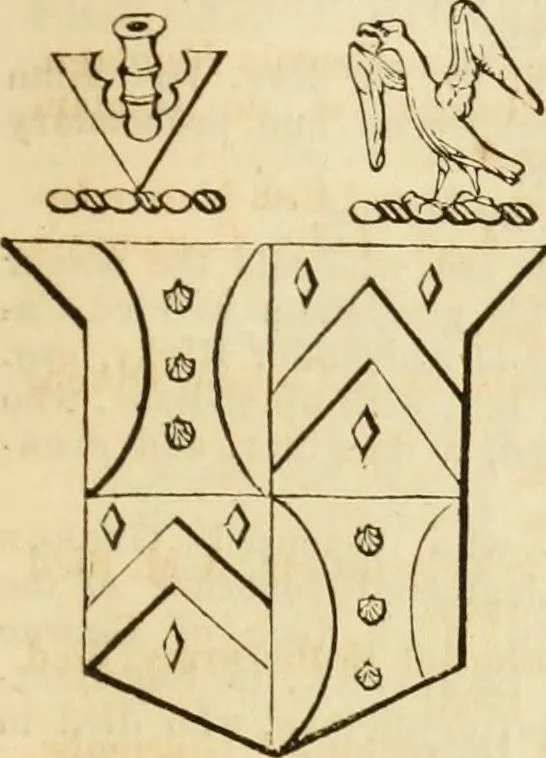 An illustration from A genealogical and heraldic history of the commoners of Great Britain and Ireland, enjoying territorial possessions or high official rank; but univested with heritable honours, 1838, leaf 226