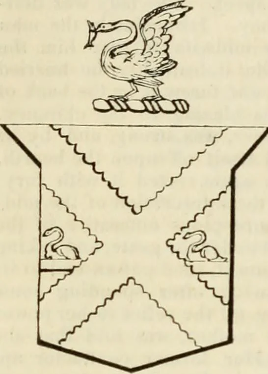 An illustration from A genealogical and heraldic history of the commoners of Great Britain and Ireland, enjoying territorial possessions or high official rank; but univested with heritable honours, 1838, leaf 239