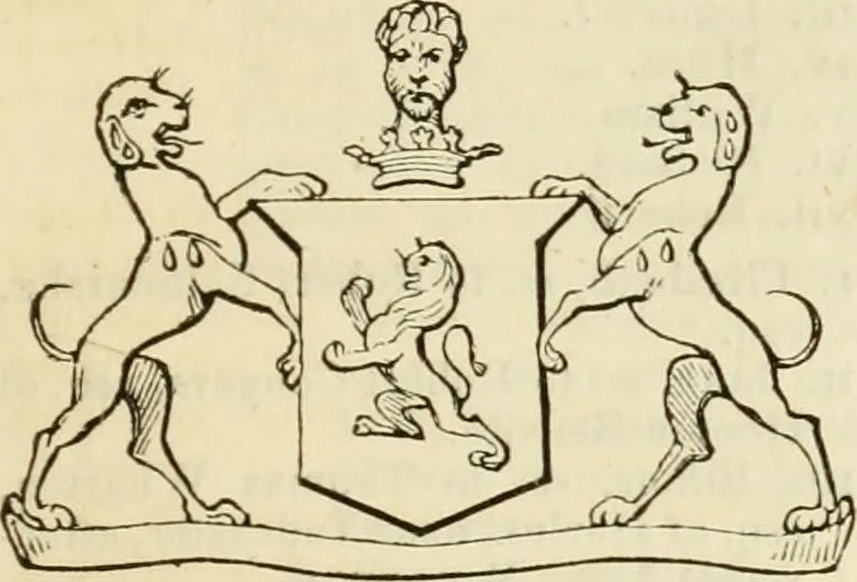 An illustration from A genealogical and heraldic history of the commoners of Great Britain and Ireland, enjoying territorial possessions or high official rank; but univested with heritable honours, 1838, leaf 244