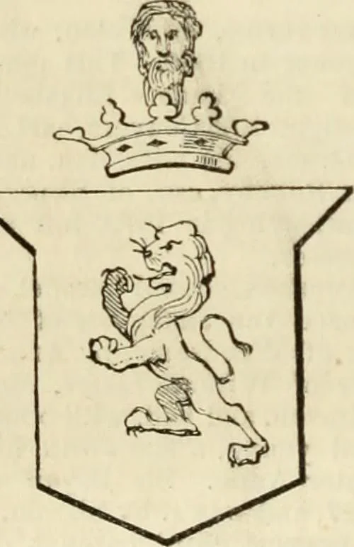 An illustration from A genealogical and heraldic history of the commoners of Great Britain and Ireland, enjoying territorial possessions or high official rank; but univested with heritable honours, 1838, leaf 247