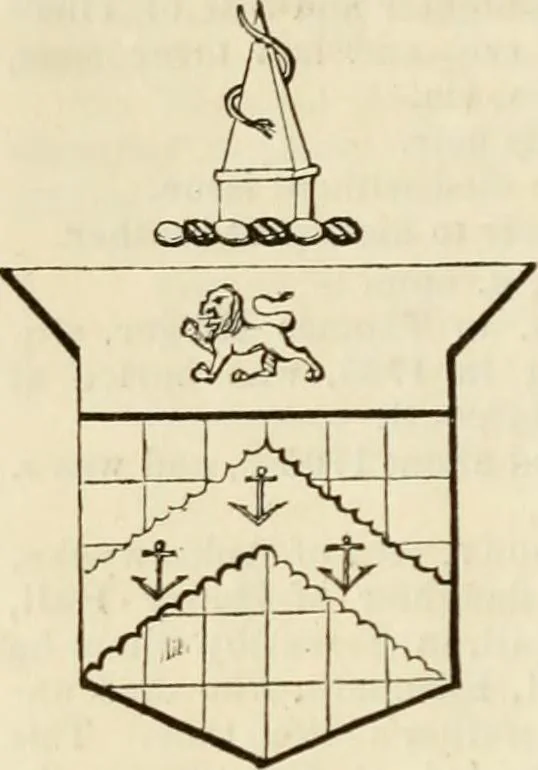 An illustration from A genealogical and heraldic history of the commoners of Great Britain and Ireland, enjoying territorial possessions or high official rank; but univested with heritable honours, 1838, leaf 261