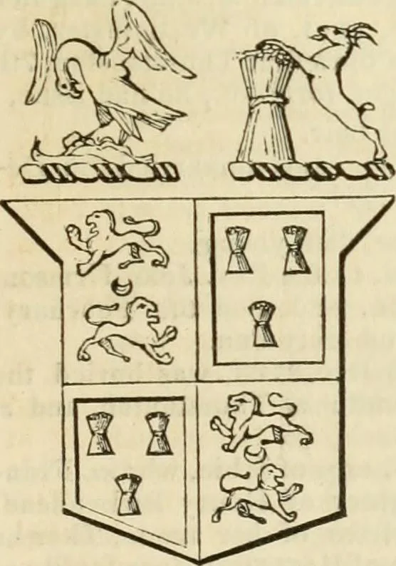 An illustration from A genealogical and heraldic history of the commoners of Great Britain and Ireland, enjoying territorial possessions or high official rank; but univested with heritable honours, 1838, leaf 272