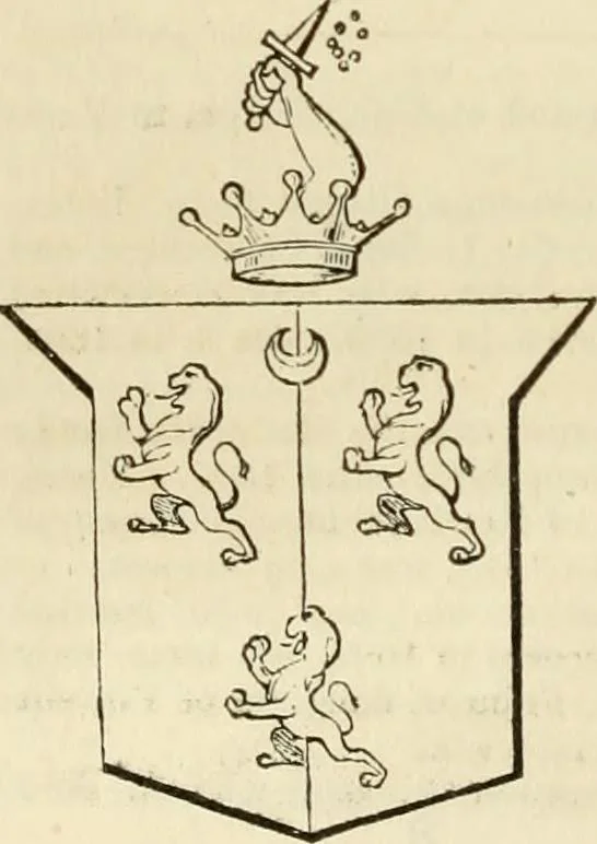 An illustration from A genealogical and heraldic history of the commoners of Great Britain and Ireland, enjoying territorial possessions or high official rank; but univested with heritable honours, 1838, leaf 279