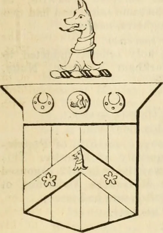 An illustration from A genealogical and heraldic history of the commoners of Great Britain and Ireland, enjoying territorial possessions or high official rank; but univested with heritable honours, 1838, leaf 284