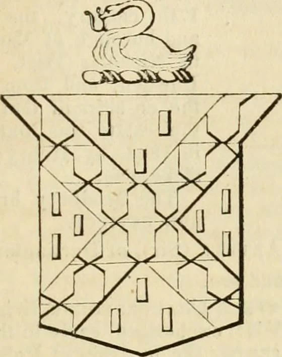 An illustration from A genealogical and heraldic history of the commoners of Great Britain and Ireland, enjoying territorial possessions or high official rank; but univested with heritable honours, 1838, leaf 308