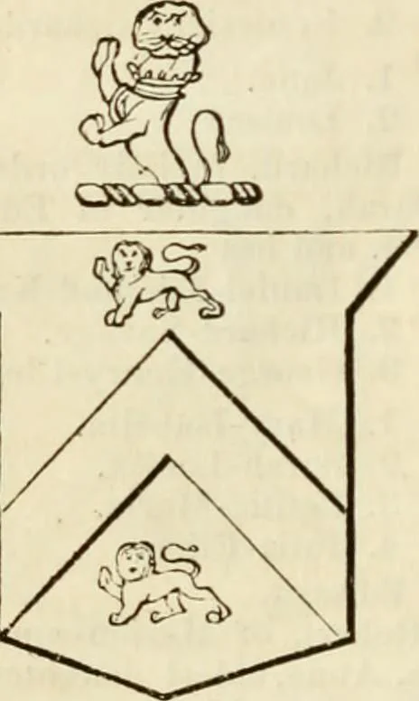 An illustration from A genealogical and heraldic history of the commoners of Great Britain and Ireland, enjoying territorial possessions or high official rank; but univested with heritable honours, 1838, leaf 313