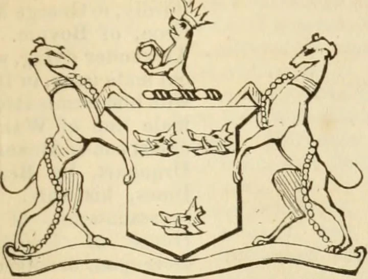 An illustration from A genealogical and heraldic history of the commoners of Great Britain and Ireland, enjoying territorial possessions or high official rank; but univested with heritable honours, 1838, leaf 332