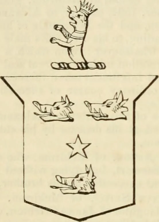 An illustration from A genealogical and heraldic history of the commoners of Great Britain and Ireland, enjoying territorial possessions or high official rank; but univested with heritable honours, 1838, leaf 337