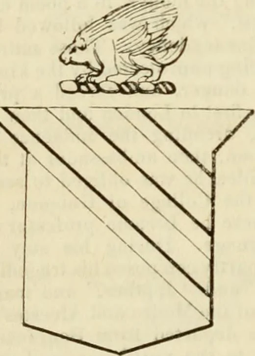 An illustration from A genealogical and heraldic history of the commoners of Great Britain and Ireland, enjoying territorial possessions or high official rank; but univested with heritable honours, 1838, leaf 375
