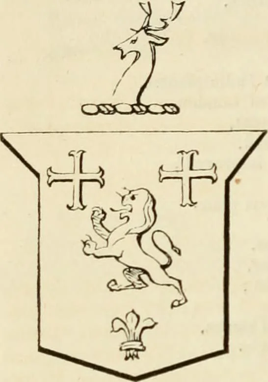 An illustration from A genealogical and heraldic history of the commoners of Great Britain and Ireland, enjoying territorial possessions or high official rank; but univested with heritable honours, 1838, leaf 385