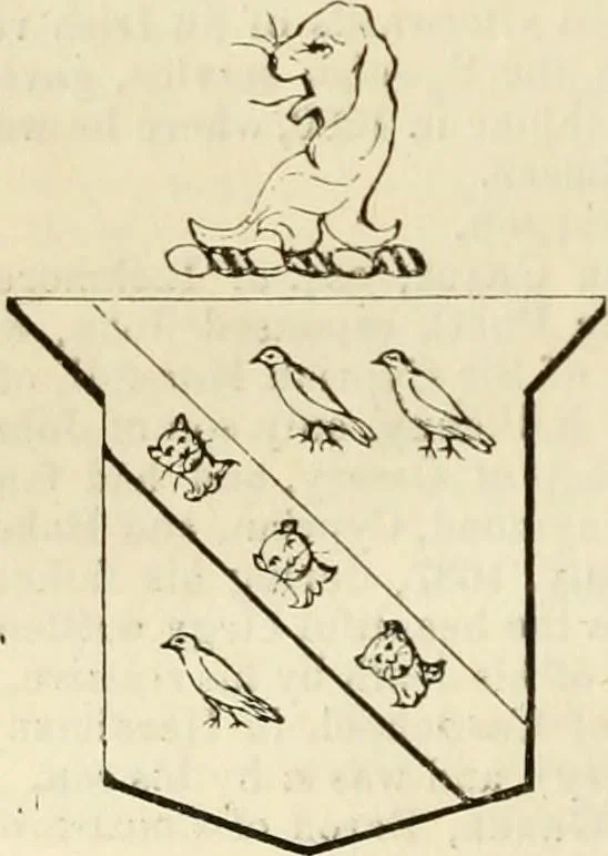 An illustration from A genealogical and heraldic history of the commoners of Great Britain and Ireland, enjoying territorial possessions or high official rank; but univested with heritable honours, 1838, leaf 391