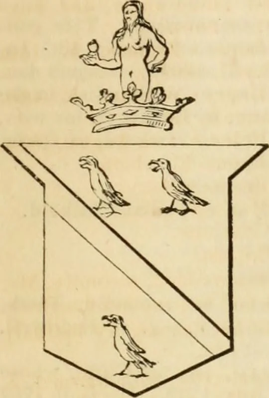 An illustration from A genealogical and heraldic history of the commoners of Great Britain and Ireland, enjoying territorial possessions or high official rank; but univested with heritable honours, 1838, leaf 42