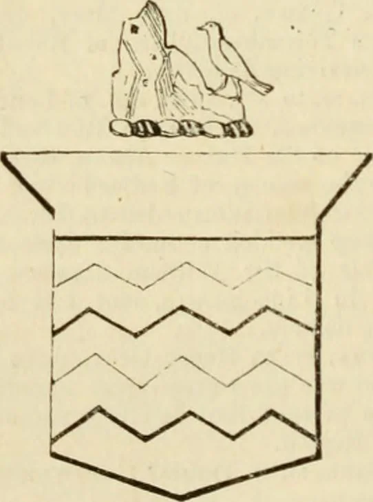 An illustration from A genealogical and heraldic history of the commoners of Great Britain and Ireland, enjoying territorial possessions or high official rank; but univested with heritable honours, 1838, leaf 477