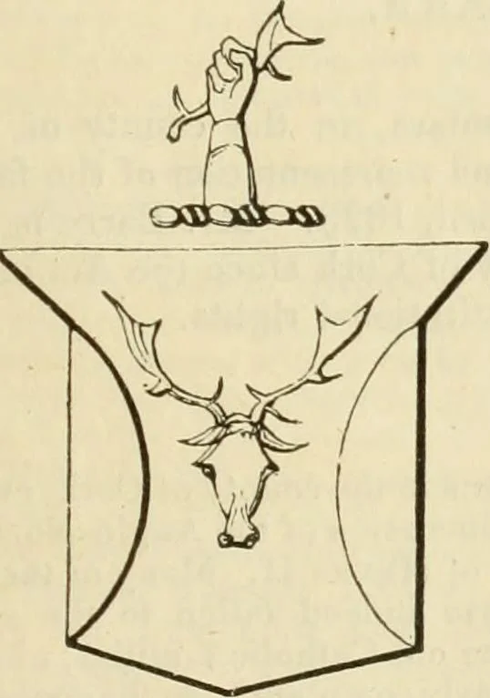An illustration from A genealogical and heraldic history of the commoners of Great Britain and Ireland, enjoying territorial possessions or high official rank; but univested with heritable honours, 1838, leaf 492