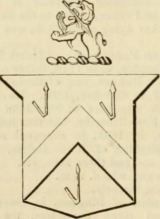 An illustration from A genealogical and heraldic history of the commoners of Great Britain and Ireland, enjoying territorial possessions or high official rank; but univested with heritable honours, 1838, leaf 493