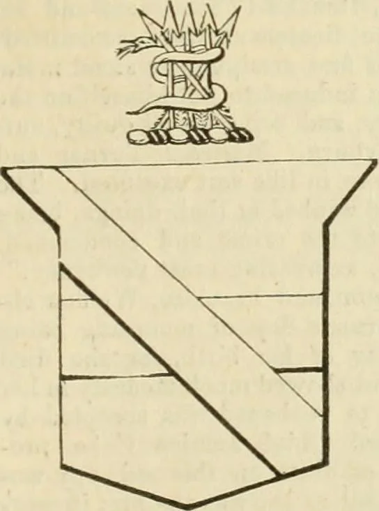 An illustration from A genealogical and heraldic history of the commoners of Great Britain and Ireland, enjoying territorial possessions or high official rank; but univested with heritable honours, 1838, leaf 500