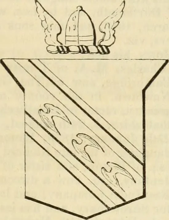 An illustration from A genealogical and heraldic history of the commoners of Great Britain and Ireland, enjoying territorial possessions or high official rank; but univested with heritable honours, 1838, leaf 520
