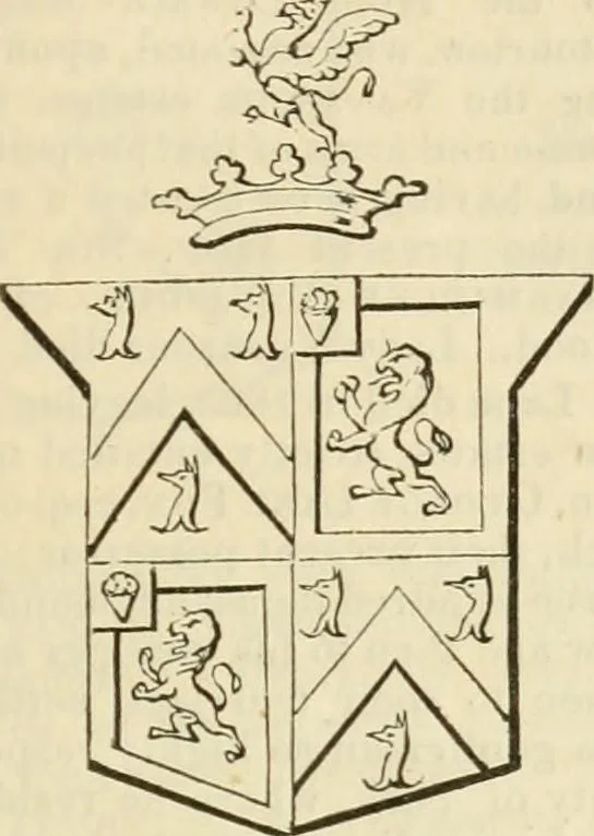 An illustration from A genealogical and heraldic history of the commoners of Great Britain and Ireland, enjoying territorial possessions or high official rank; but univested with heritable honours, 1838, leaf 530