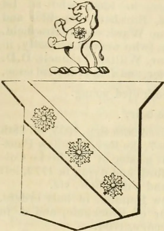 An illustration from A genealogical and heraldic history of the commoners of Great Britain and Ireland, enjoying territorial possessions or high official rank; but univested with heritable honours, 1838, leaf 532