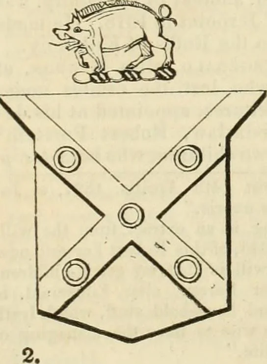 An illustration from A genealogical and heraldic history of the commoners of Great Britain and Ireland, enjoying territorial possessions or high official rank; but univested with heritable honours, 1838, leaf 534