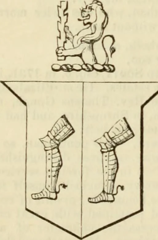 An illustration from A genealogical and heraldic history of the commoners of Great Britain and Ireland, enjoying territorial possessions or high official rank; but univested with heritable honours, 1838, leaf 543