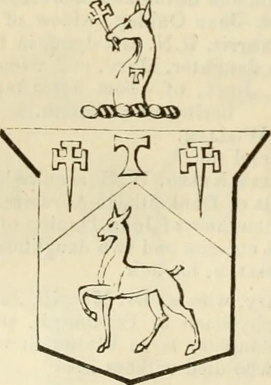 An illustration from A genealogical and heraldic history of the commoners of Great Britain and Ireland, enjoying territorial possessions or high official rank; but univested with heritable honours, 1838, leaf 573