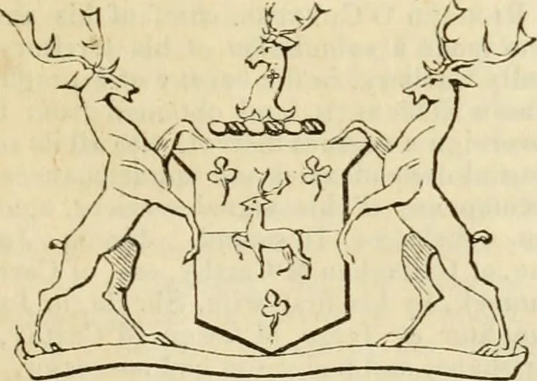 An illustration from A genealogical and heraldic history of the commoners of Great Britain and Ireland, enjoying territorial possessions or high official rank; but univested with heritable honours, 1838, leaf 602