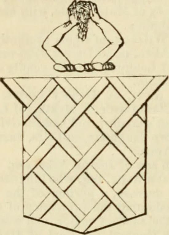 An illustration from A genealogical and heraldic history of the commoners of Great Britain and Ireland, enjoying territorial possessions or high official rank; but univested with heritable honours, 1838, leaf 619