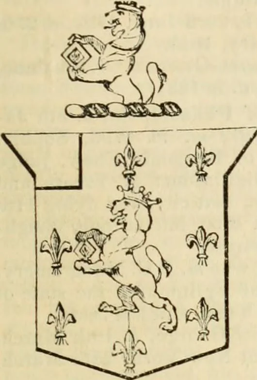 An illustration from A genealogical and heraldic history of the commoners of Great Britain and Ireland, enjoying territorial possessions or high official rank; but univested with heritable honours, 1838, leaf 630