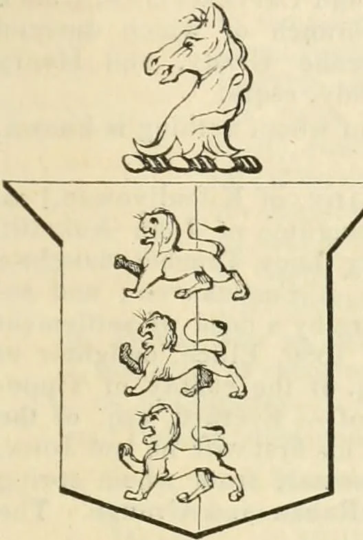 An illustration from A genealogical and heraldic history of the commoners of Great Britain and Ireland, enjoying territorial possessions or high official rank; but univested with heritable honours, 1838, leaf 640