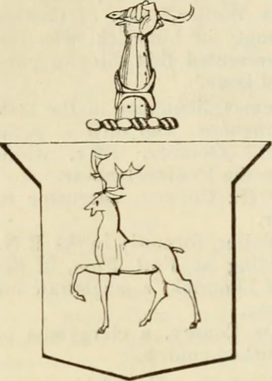 An illustration from A genealogical and heraldic history of the commoners of Great Britain and Ireland, enjoying territorial possessions or high official rank; but univested with heritable honours, 1838, leaf 643